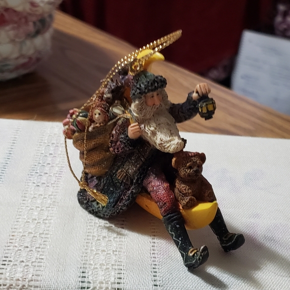 Vintage and Rare 2000 "Celestial Santa" by Stewart Sherwood Ornament - Picture 1 of 14